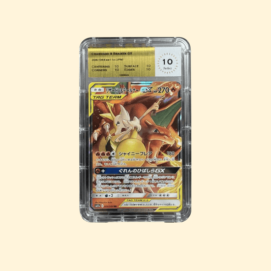Carte Pokémon Japonaise Dracaufeu & Feunnec (Charizard & Braixen) 008/064 – SM11a Remix Bout – MTG 10