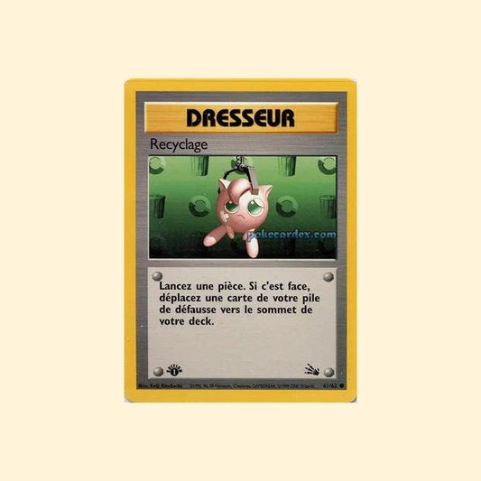 Carte Pokémon Recyclage 061/62 - Fossile - Français
