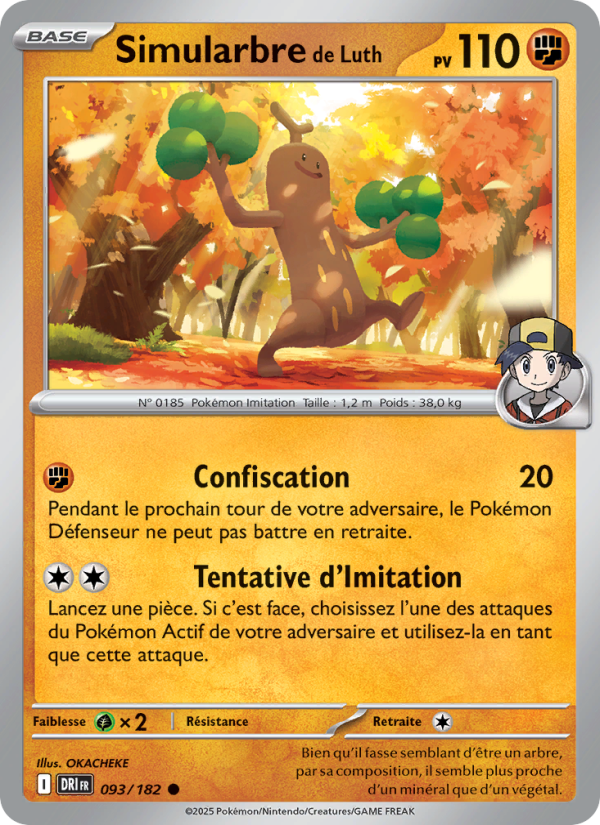 Carte Pokémon Simularbre de Luth 093 Rivalités Destinées