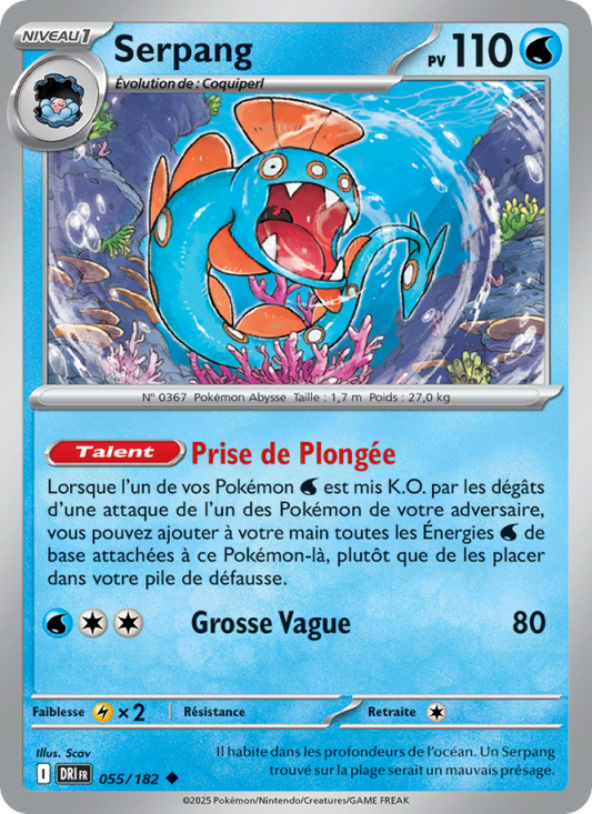 Carte Pokémon Serpang 055 Rivalités Destinées
