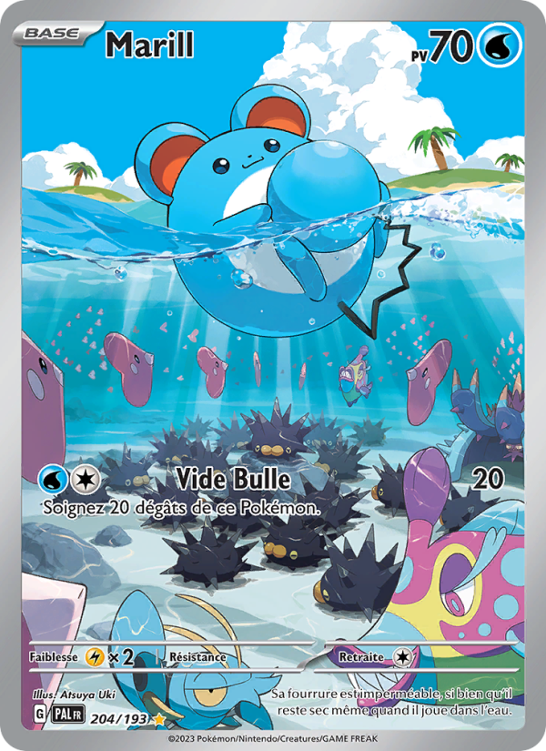 Carte Pokémon Marill 204 Évolutions à Paldea