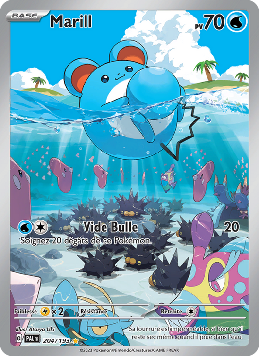 Carte Pokémon Marill 204 Évolutions à Paldea