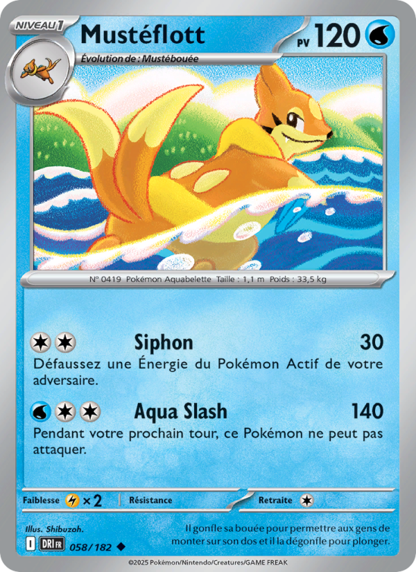 Carte Pokémon Mustéflott 058 Rivalités Destinées