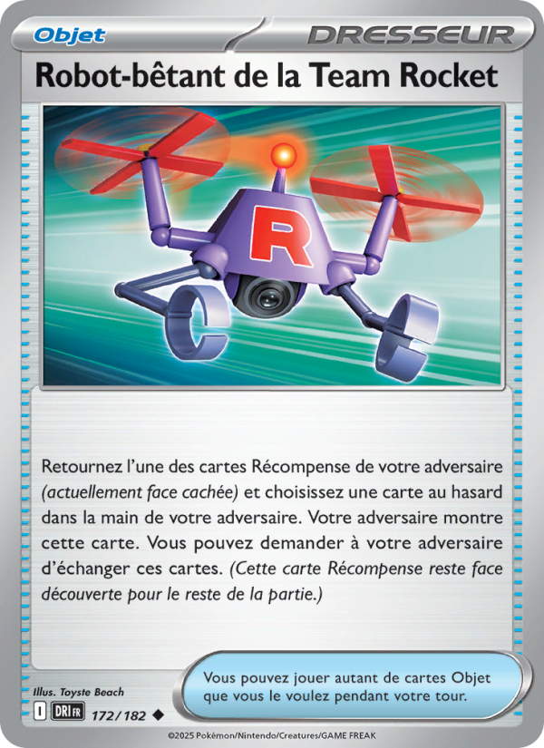 Carte Pokémon Robot-bêtant de la Team Rocket 172 Rivalités Destinées