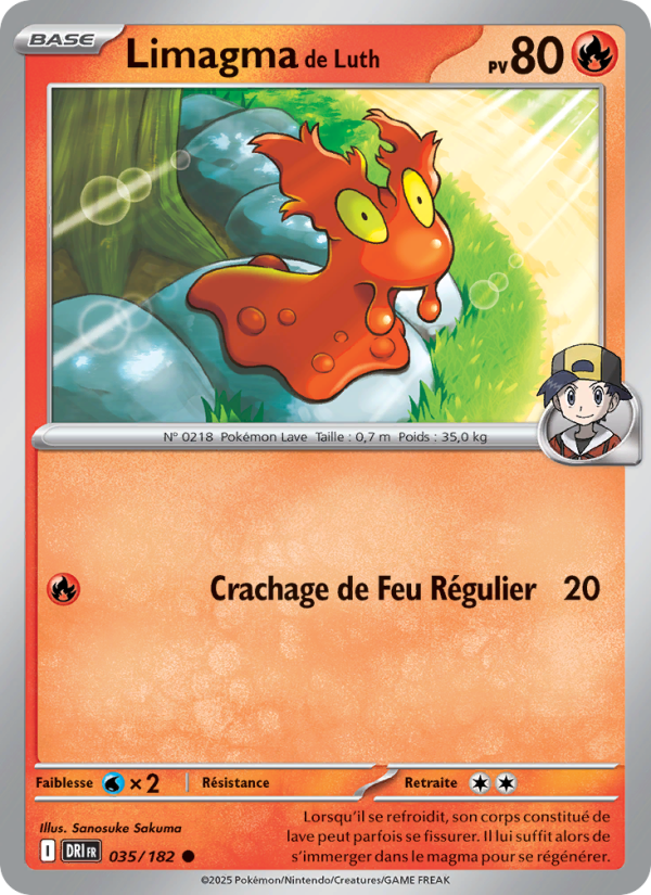 Carte Pokémon Limagma de Luth 035 Rivalités Destinées