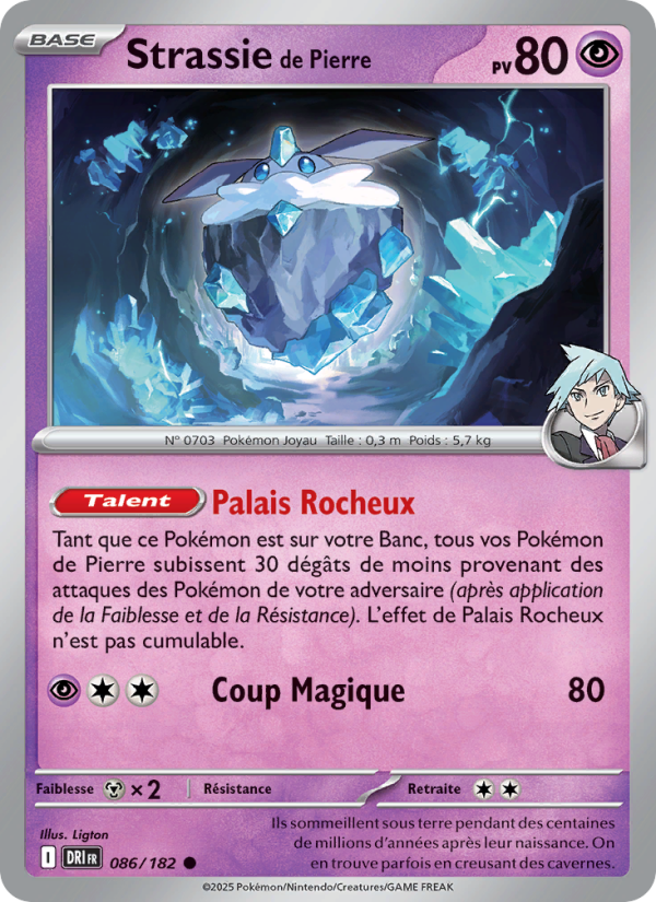 Carte Pokémon Strassie de Pierre 086 Rivalités Destinées