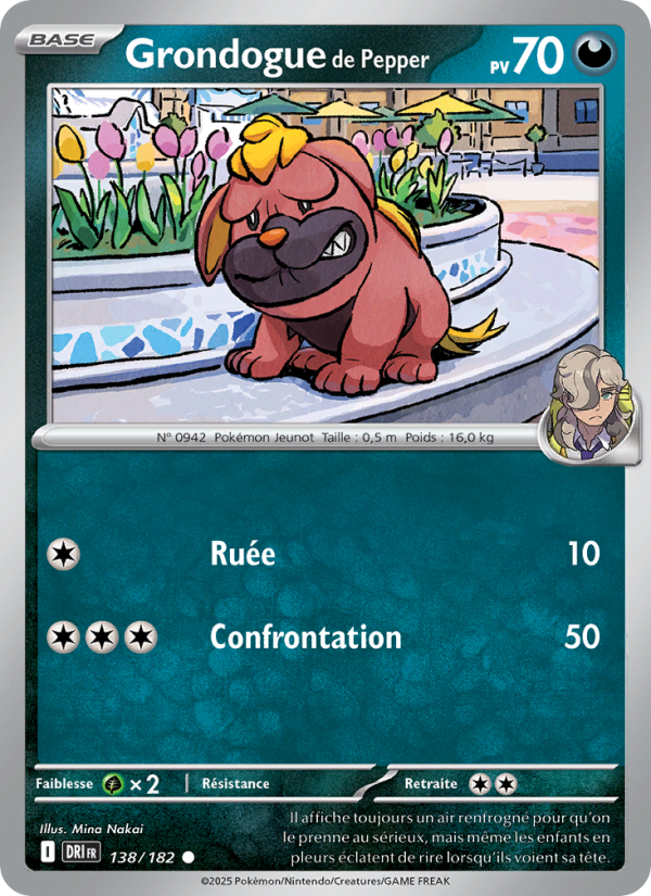 Carte Pokémon Grondogue de Pepper 138 Rivalités Destinées