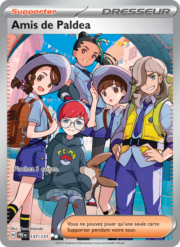Carte Pokémon Amis de Paldea 137 Évolutions Prismatiques