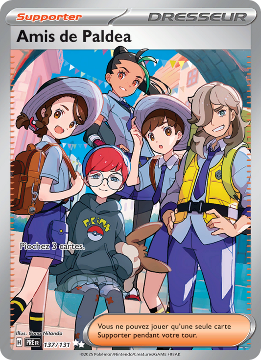 Carte Pokémon Amis de Paldea 137 Évolutions Prismatiques