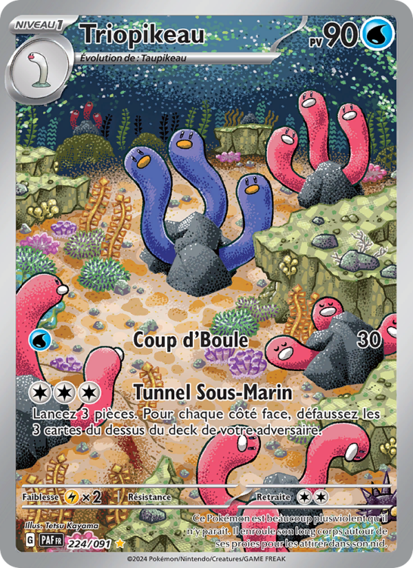 Carte Pokémon Triopikeau 224 Destinées de Paldea