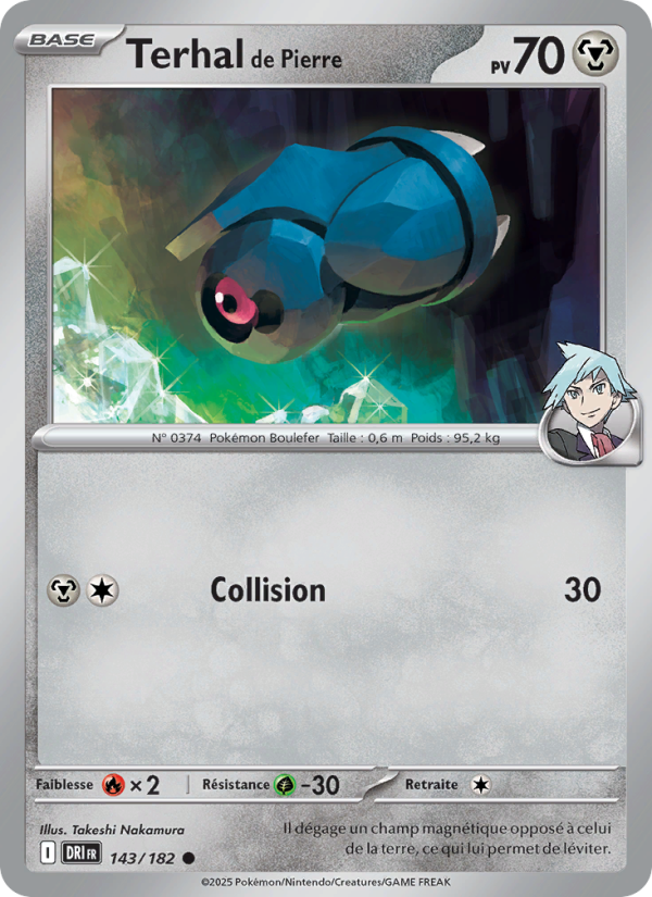 Carte Pokémon Terhal de Pierre 143 Rivalités Destinées
