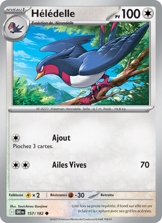 Carte Pokémon Hélédelle 157 Rivalités Destinées