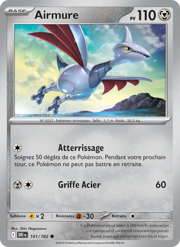 Carte Pokémon Airmure 141 Rivalités Destinées