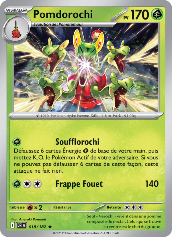 Carte Pokémon Pomdorochi 018 Rivalités Destinées