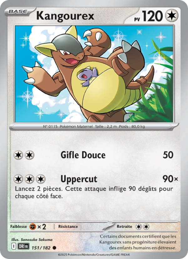 Carte Pokémon Kangourex 151 Rivalités Destinées