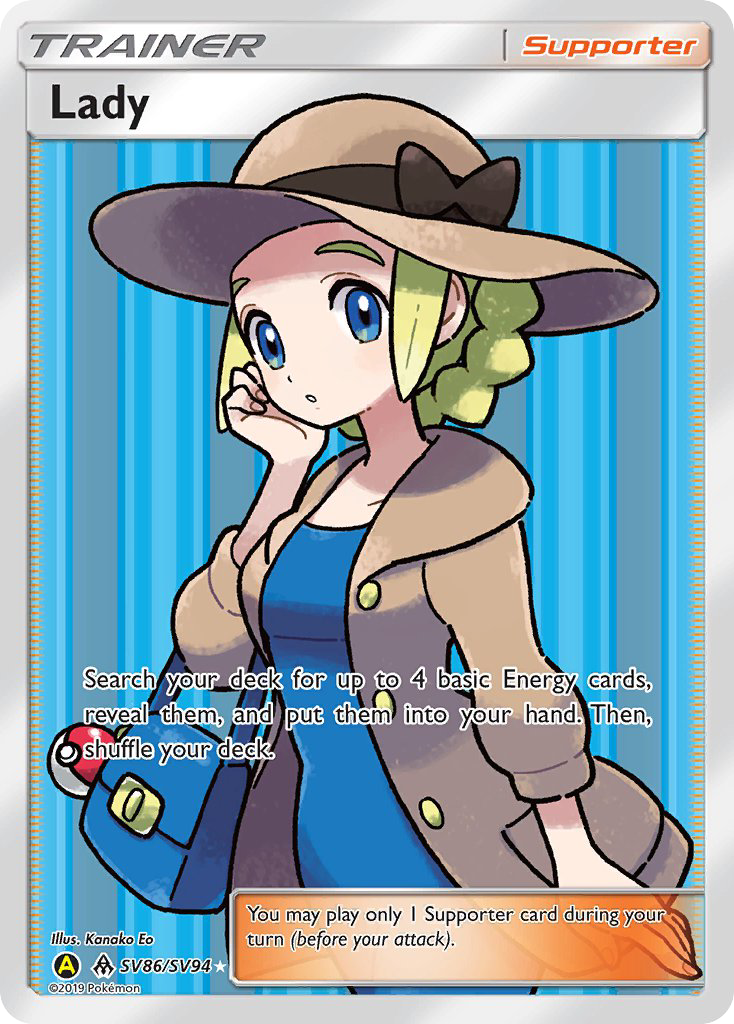 Carte Pokémon Lady SV86 Hidden Fates Shiny Vault