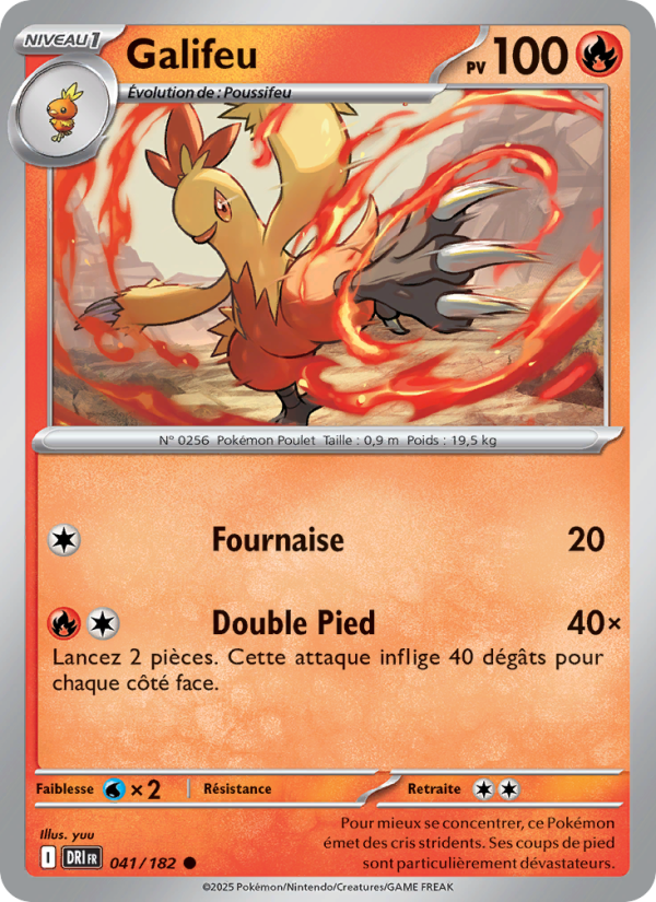 Carte Pokémon Galifeu 041 Rivalités Destinées