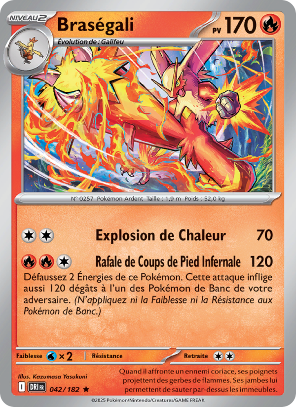 Carte Pokémon Braségali 042 Rivalités Destinées