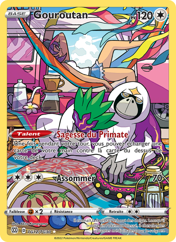 Carte Pokémon Gouroutan TG12 Stars Étincelantes