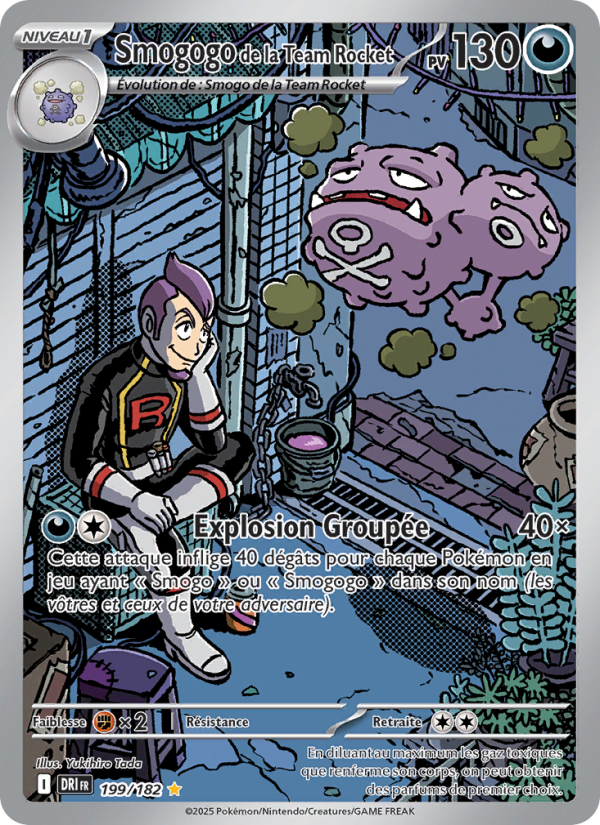 Carte Pokémon Smogogo de la Team Rocket 199 Rivalités Destinées