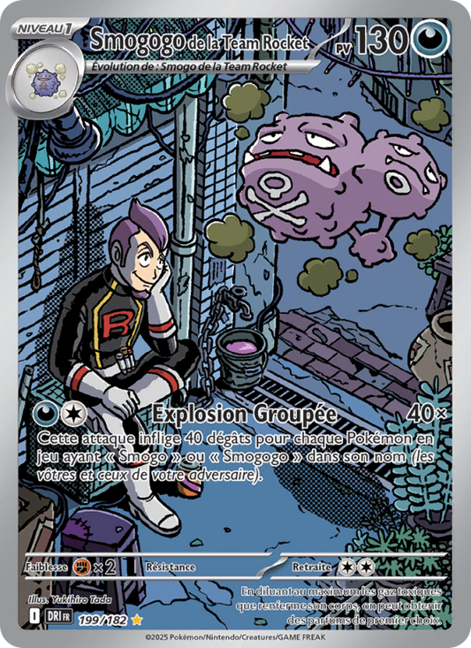 Carte Pokémon Smogogo de la Team Rocket 199 Rivalités Destinées