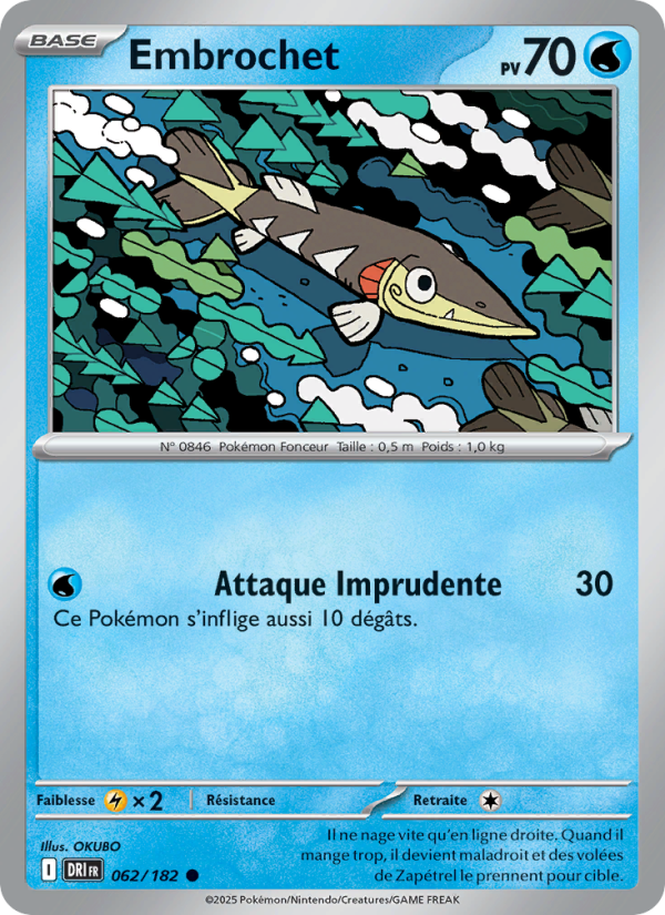 Carte Pokémon Embrochet 062 Rivalités Destinées