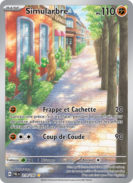 Carte Pokémon Simularbre 219 Évolutions à Paldea