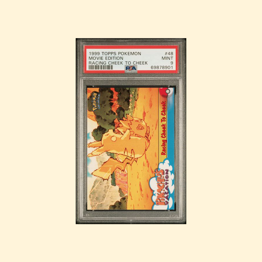 1999 Topps Pokemon The Movie Edt #48 Edition Racing Cheek To PSA 9 [EN]
